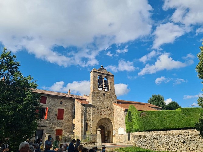 L'église du village de Fontanes