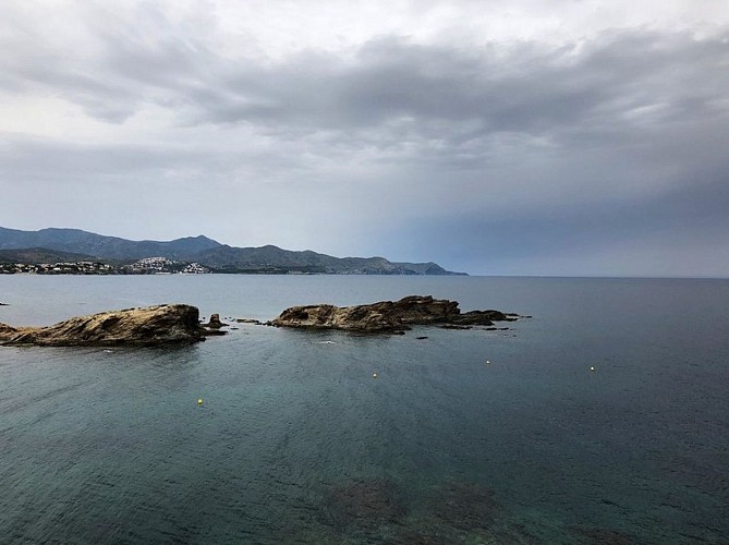 Parcours marche (E 12 GR 92) Port de la Selva Cadaqués Espagne