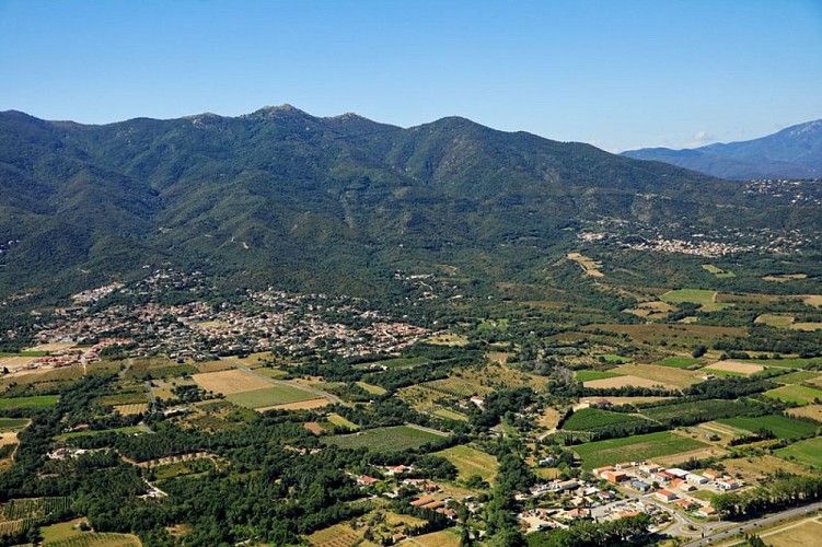 Vue de Villelongue dels Monts