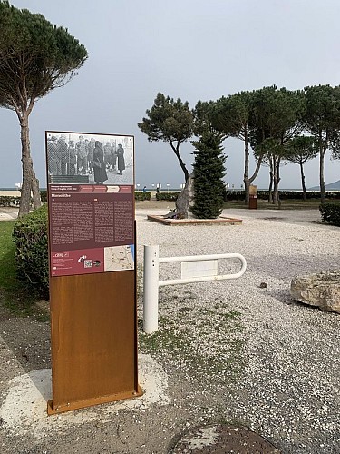 Gedenkweg des Lagers Argelès-sur-Mer