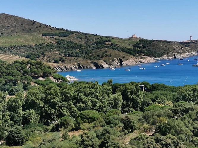 Vue du sentier des contrebandiers