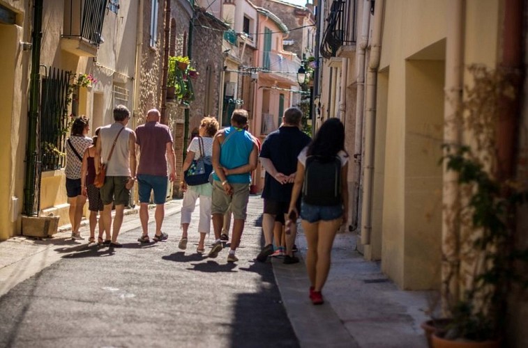 Von Valmy durch die Altstadt zum Strand von Argelès-sur-Mer