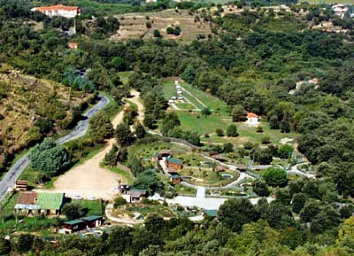 Vue sur le parcours de santé de Sorède