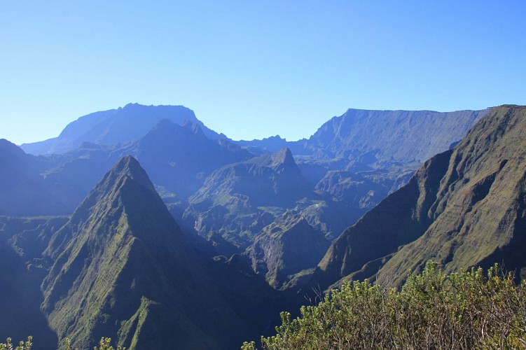 vue panoramique sur Mafate