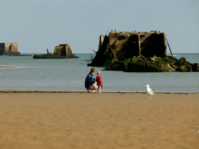 Plage Asnelles © G.WAIT OT Bayeux Intercom