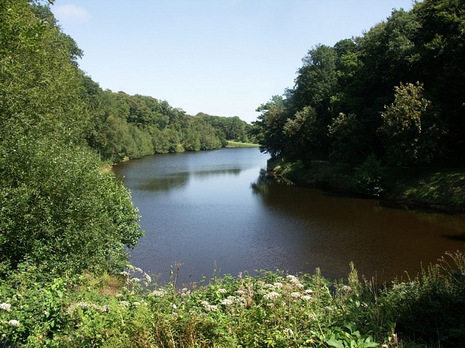les roches blanches - etang saint-sever