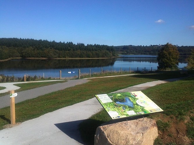 Lac du Gast - parcours