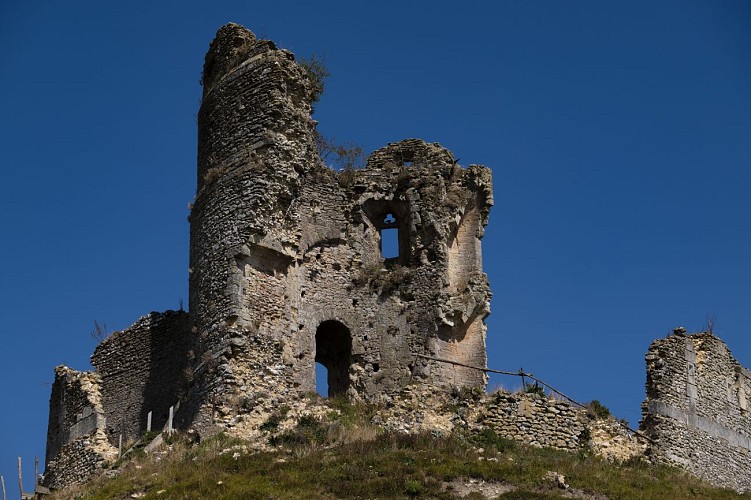 Vestiges de la forteresse de Château-sur-Epte © ADT de l'Eure, J.F. Lange