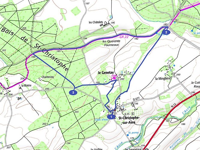 tracé ITINOR027V505RZO