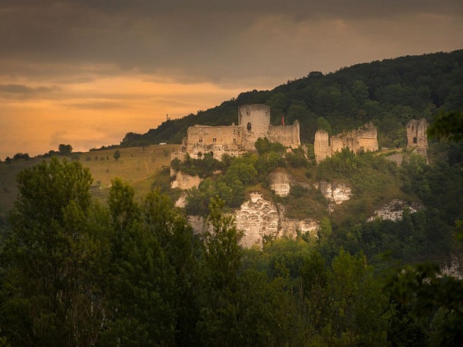Château-Gaillard, Les Andelys © ADT de l'Eure, J.F. Lange
