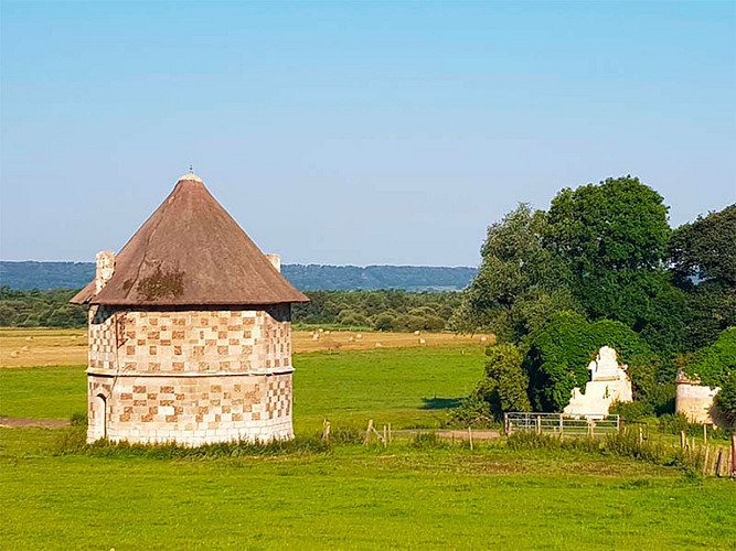 Ruines chateau et colombier Ste-Opportune la Mare@Roumois Seine