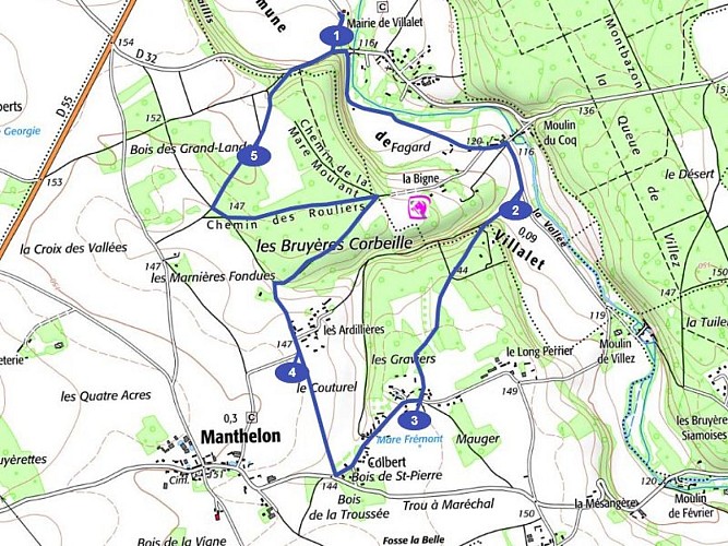 tracé ITINOR027V506OR8