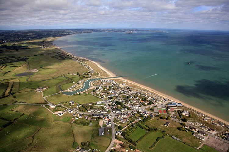 Port de la Sinope-Quineville - Vue aerienne