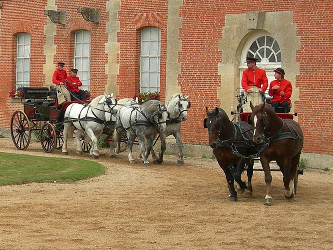 Haras national du Pin dans l'Orne en Normandie