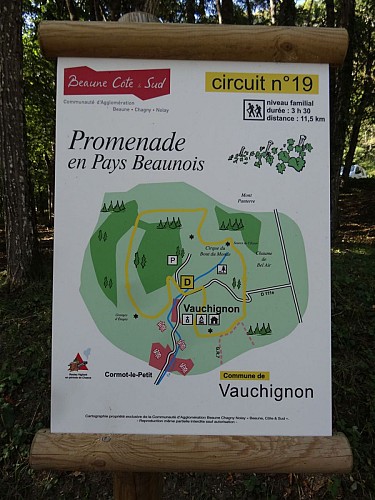 Circuit 19 au départ de Vauchignon