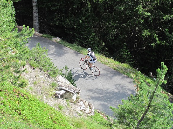 Little ascent of Plan d'Aval