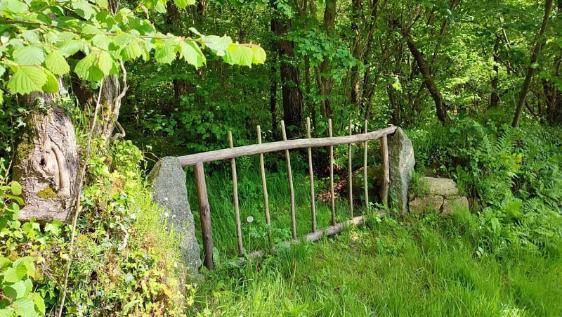 Barrière de parcelle à l'ancienne