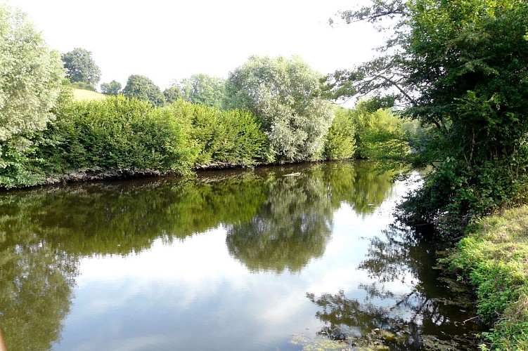 Ride with the flow of the river and ponds