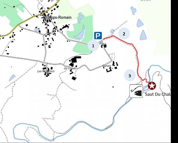 Carte ernichie Chalard