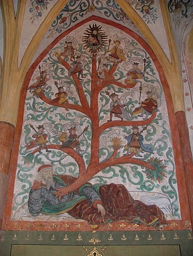 Détail de la Sixtine de la Seille