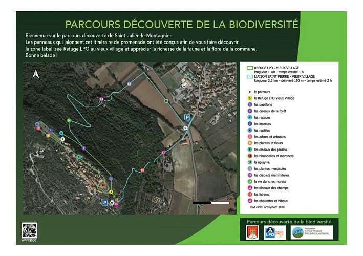 Parcours découverte de la Biodiversité - Saint-Julien le Montagnier