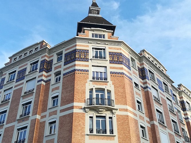 Art deco in the city center of Tourcoing