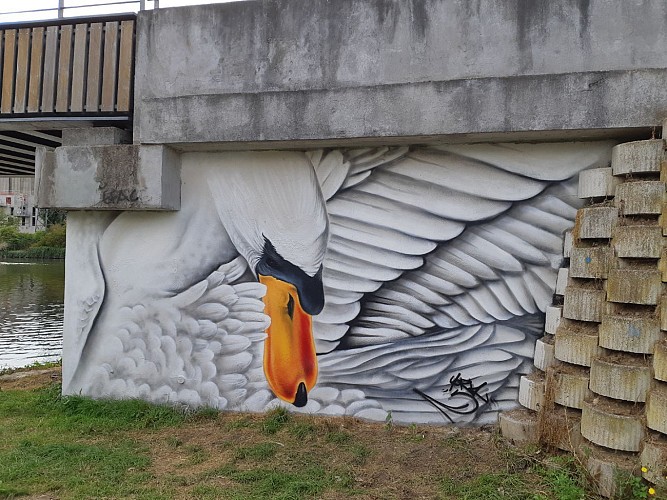 Street Art wandeling langs de Deûle.