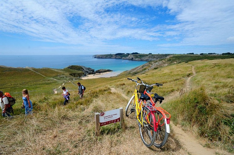En famille sur une île