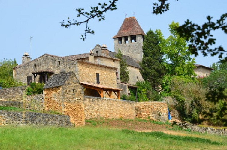 Gavaudun, dans la vallée de la Lède