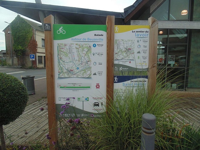 Balade autour de Beuzeville (départ de Beuzeville)