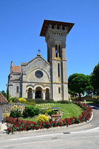 Le Nomdieu, vers le point de vue de l'église de St-Lary