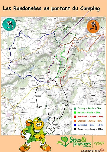 Les Balades du camping l'Oasis