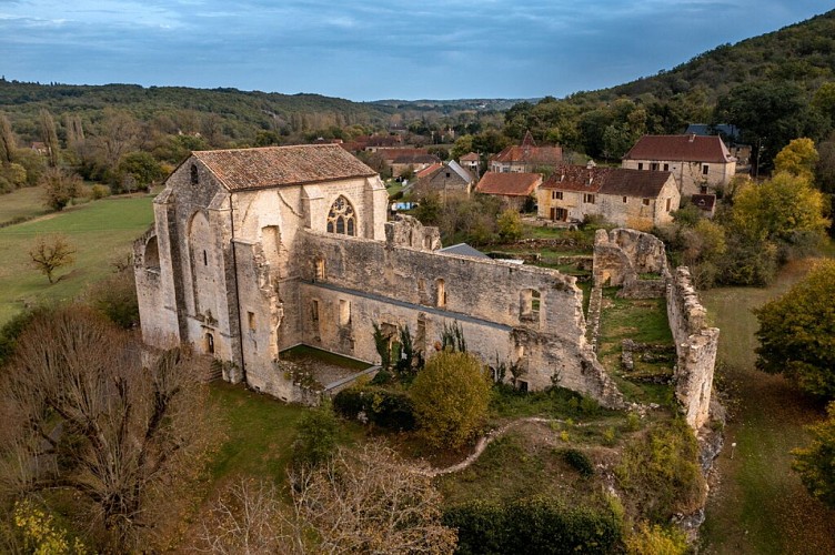 Vue aérienne de l'Abbaye Nouvelle