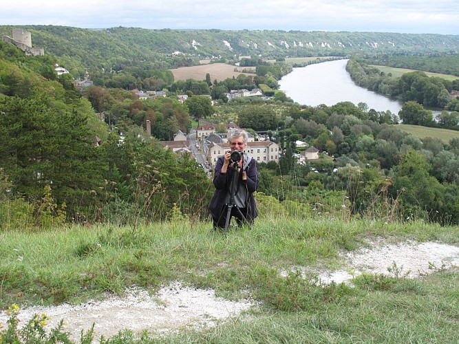 Mountain biking trip, hike from L'Orée de Giverny to La Roche Guyon