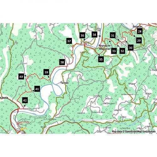 topo carte 4 sergeac les eyzies