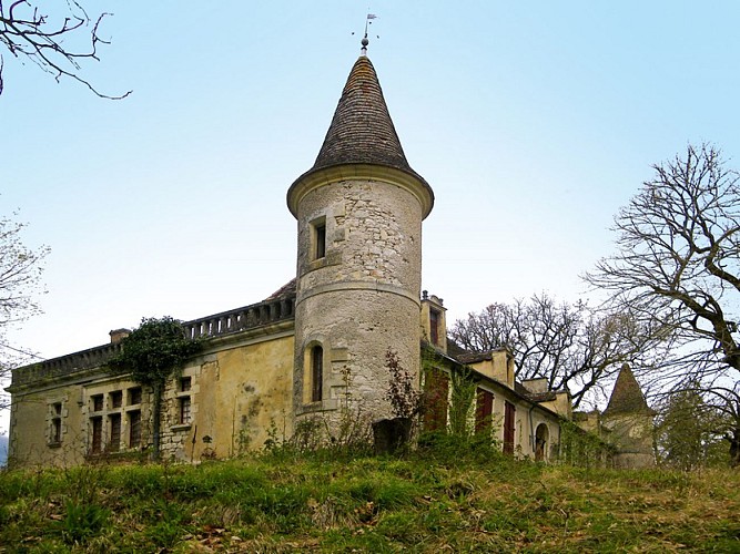 Château de la Barde depuis espace privé