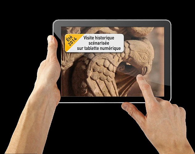 Visite sur tablette numérique : le voyage de Guilhem