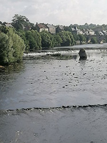Saint Gaultier, vue sur l'écluse