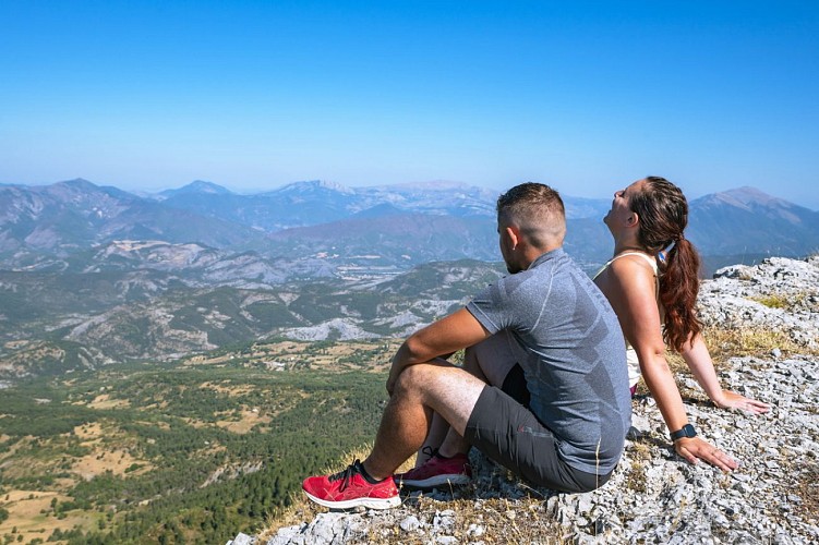 Vue depuis la barre des Dourbes