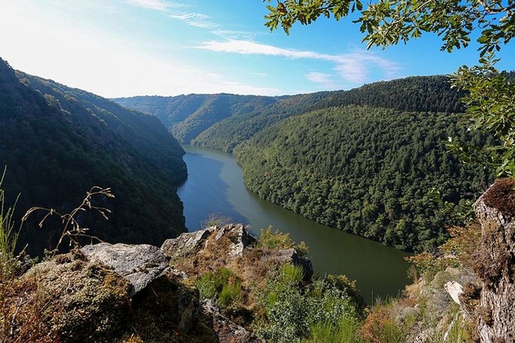 Vue sur les gorges de la Dordogne depuis la grotte des maquisards 