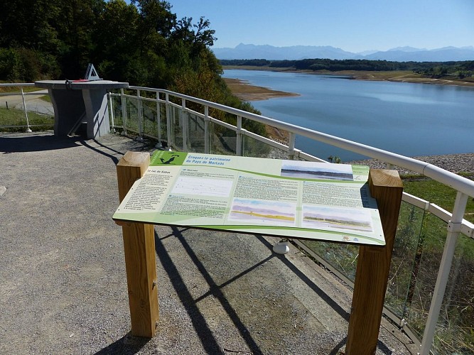  Eslourenties Daban lac du Gabas station rando dessin 