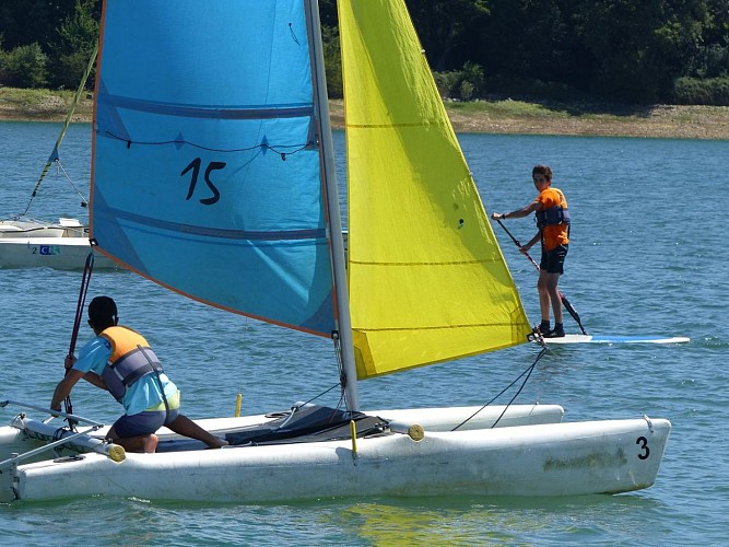 Lac du Gabas, club nautique pyrénéen cph Syndicat du tourisme Nord Béarn et Madiran (41)