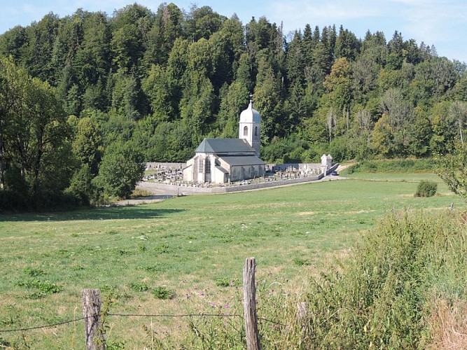 Eglise de Chaux-des-Crotenay (PNRHJ/ F.JEANPARIS)