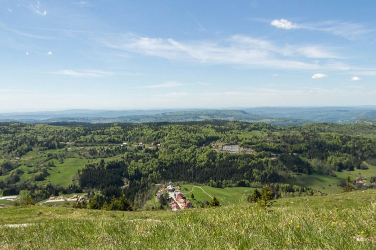 Vue depuis la croix des couloirs