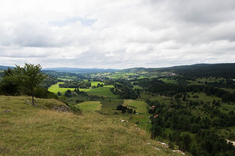 Depuis le belvédère de Roche Blanche