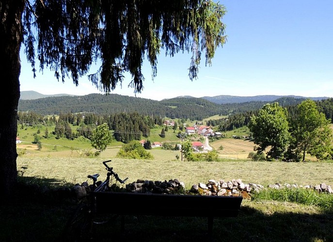 Vue sur Les Moussières