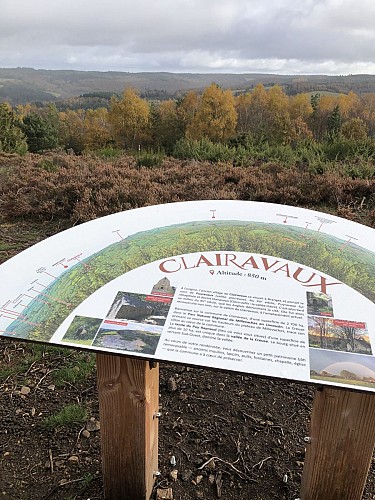 Table d'orientation - Lande du Puy Raynaud
