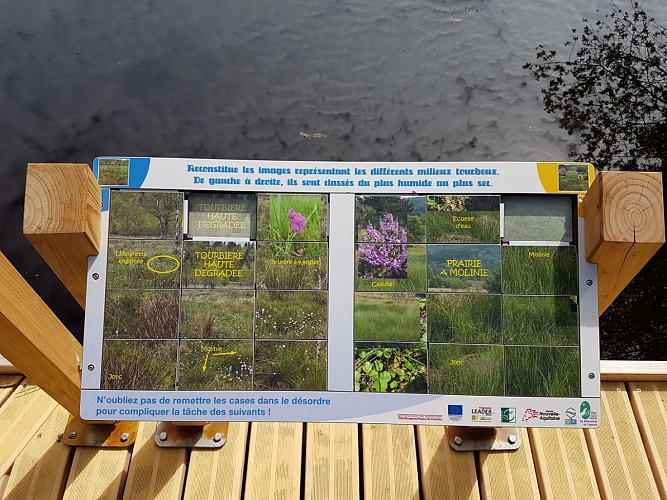 Circuit pédestre N°23 CC:  "Sentier de découverte de la tourbière de l'étang du Bourdeau"