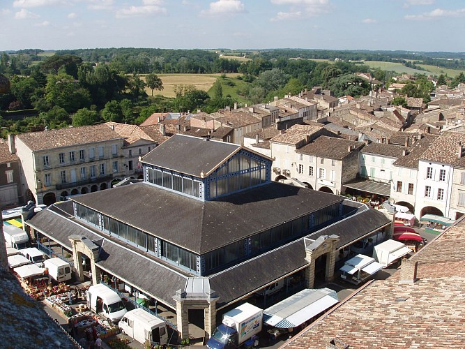 Monségur Halle haut bastide