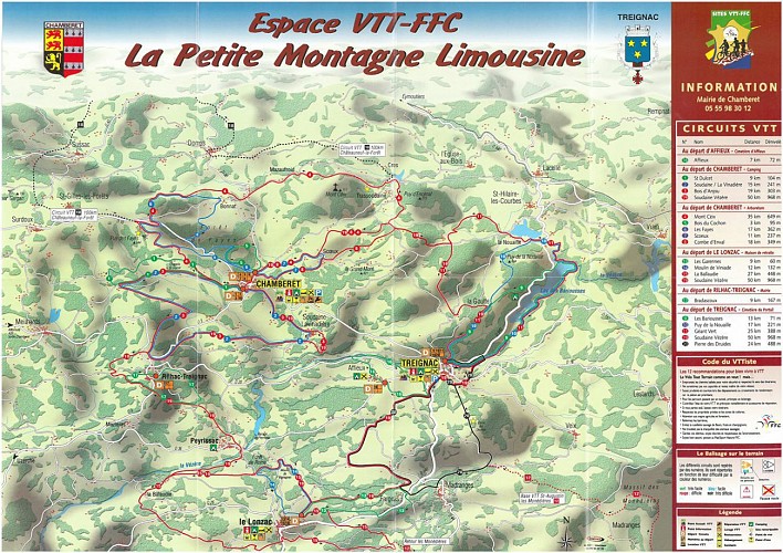 Circuit n°1 Saint-Dulcet - Espace VTT-FFC La Petite Montagne Limousine